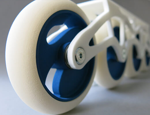Flexible Plastic wheels in TPU by Sculpteo_material page