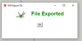 the export went well