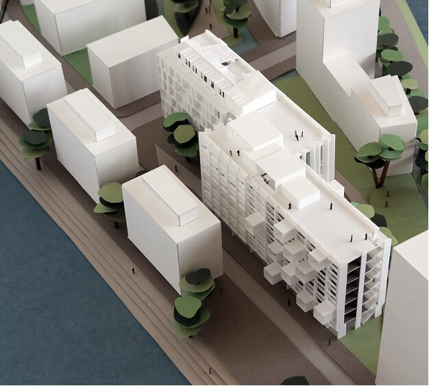 Architectural study model by Marie Carreel