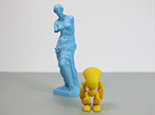 Venus de Milo et robot teintés - petit