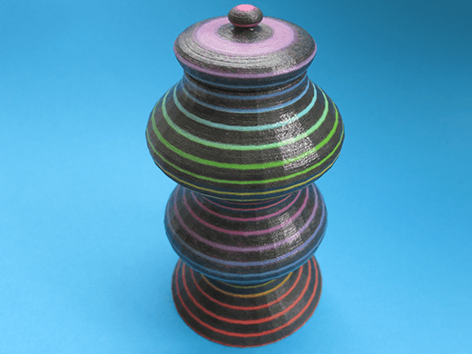 Vase-varnished