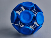 balle bleue en PA teinté - petit