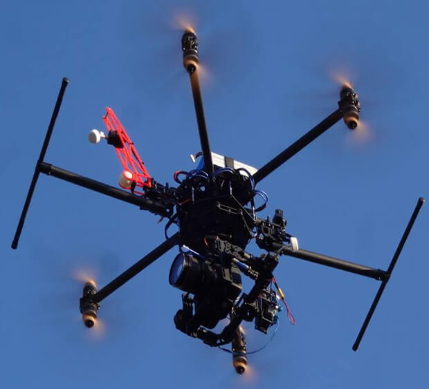 endend Drohne hexadrone