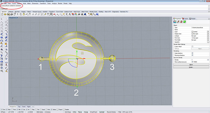 Rhino one single part