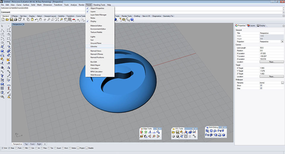 Rhinoceros 3D tutoriel