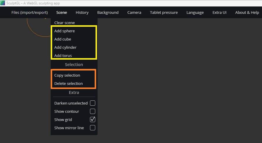 sculptgl tutorial