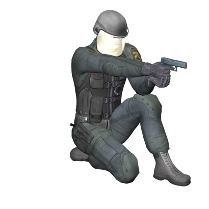 SWAT Handgun Sitting