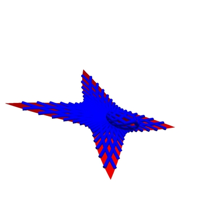 twisted plane tubes