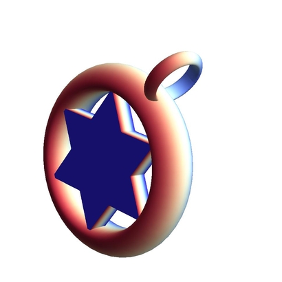 6StarRingCharm