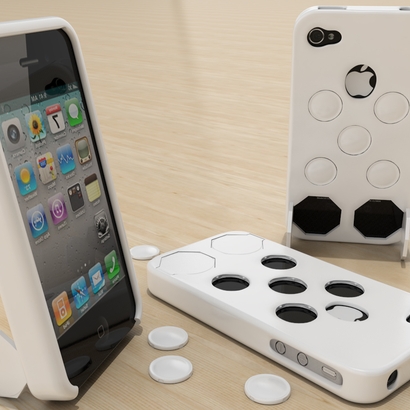 Iphone 4 case custom button