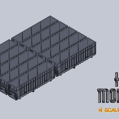Norfolk Southearn High side C&D gondola 10 pack