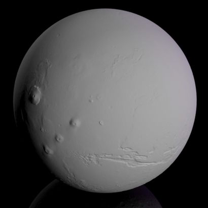 5cm Mars Surface Globe