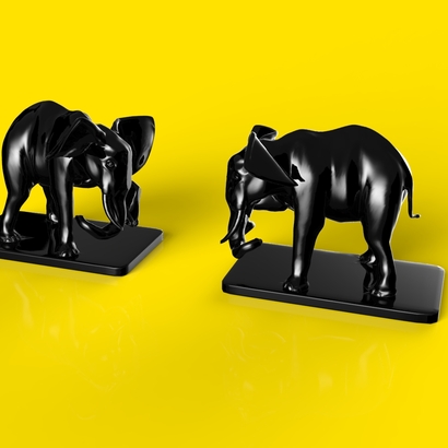 Elephant Bookholder (right side)