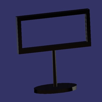support etiquette de table