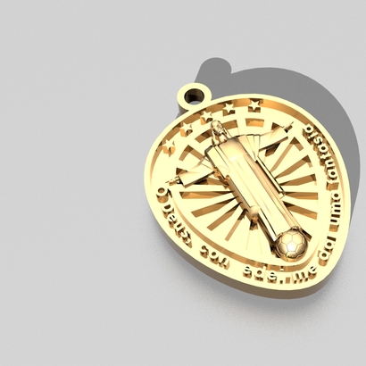Football jesus Pendants