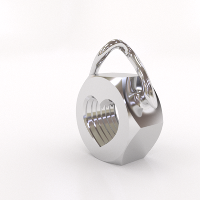 Heart Nut Pendant