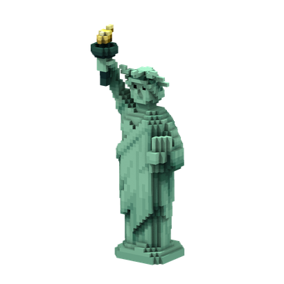 8-Bits Statue of Liberty