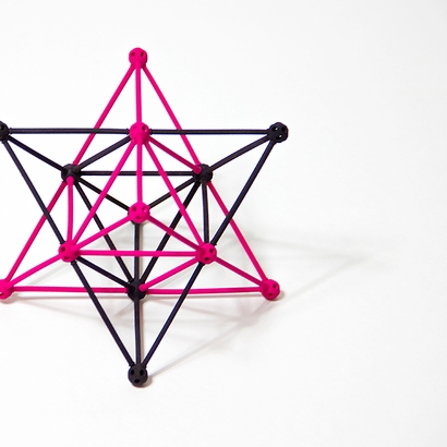 SANKAKKEI Star Tetrahedron half-pack #Black #M-series