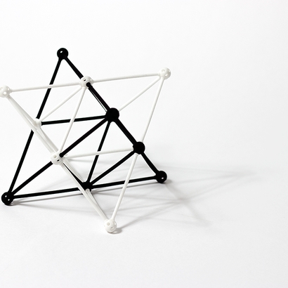 SANKAKKEI Star Tetrahedron half-pack #White #M-size