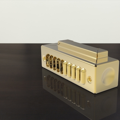 Golden sheet metal box