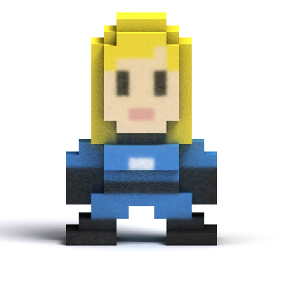 8 bit Unseen Woman