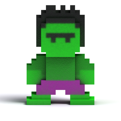 8 Bit Green Man