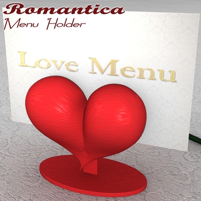 Romantica Menu Holder