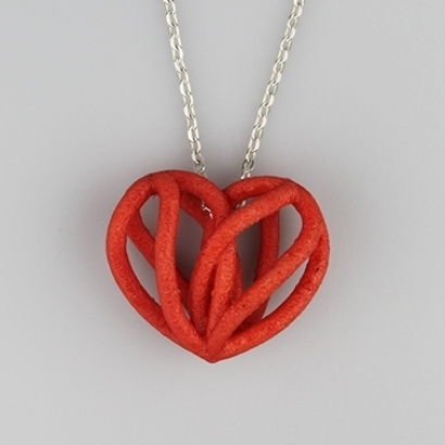 spirale pendentif coeur