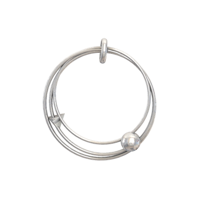 Pendentif Cydonia Argent Poli Mirroir