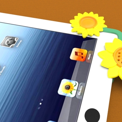 iPad3 Sound Projector - Sun Flowers