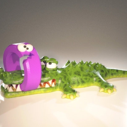 Figurine Crocodile CROQUE O