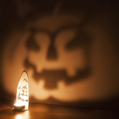 n the shadows - A Pumpkin Shadow Wall