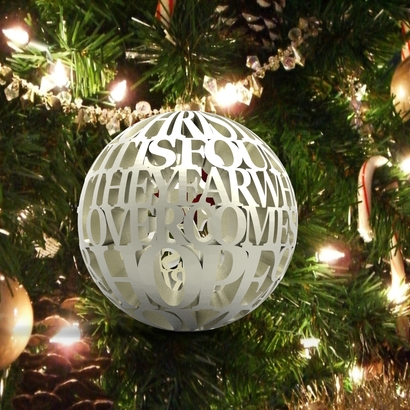 Christmas State of Mind Ornament Small (2.5 Inch)