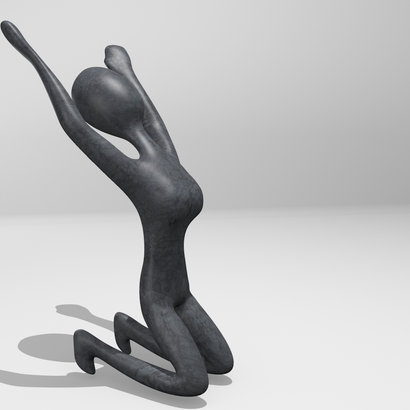 Stylized Woman Statue