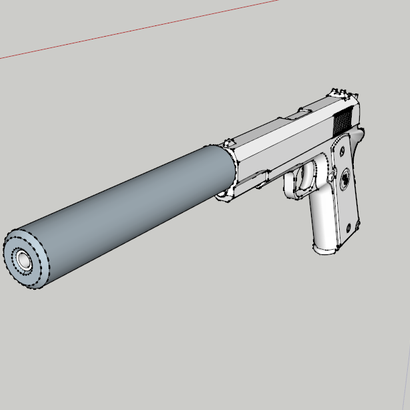 1911 Mock Silencer