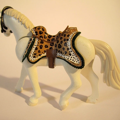 Selle Schabraque "Peau de panthère" Playmobil