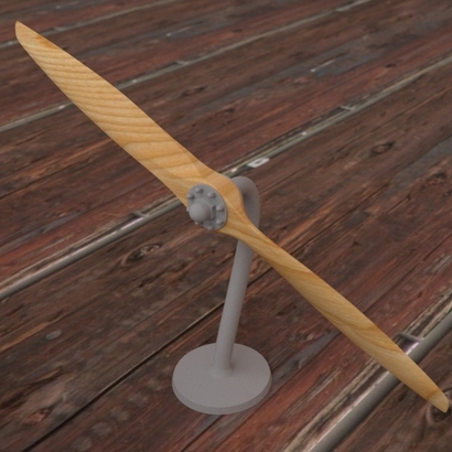 Model of wood propeller