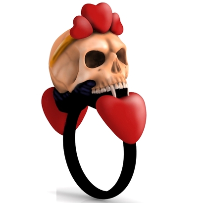 Bague gothic saint valentin