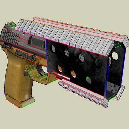 Vik Pistol Quad Rail