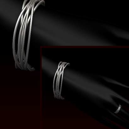 Bracelet Ovale Union Fusionnelle (taille interne fr 48X60 us M)