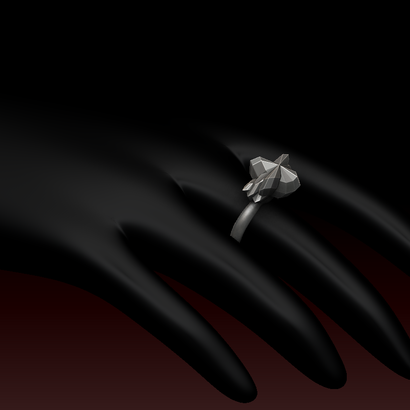 Bague Pureté Brute (taille fr 54.4 us 7)