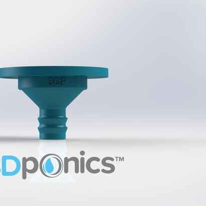 Drip Nozzle (3/4 inch, 3 holes) - 3Dponics Drip Hydroponics