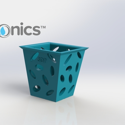 Planter (Square) - 3Dponics Non-Circulating Hydroponics
