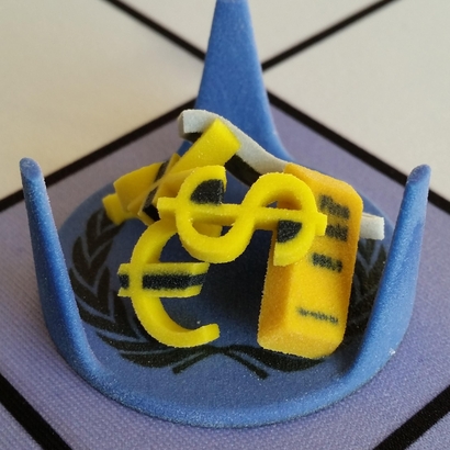 Capitalist leader blue version