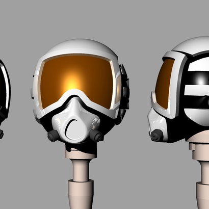 STARSHIP GUNNER HELMET X2