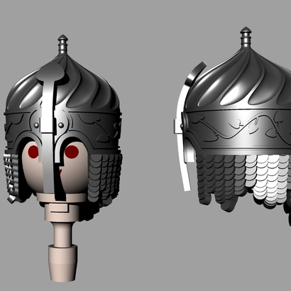 SARACEN HELMET#2 X2