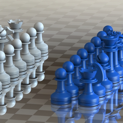 MILOSAURUS david chess set STL