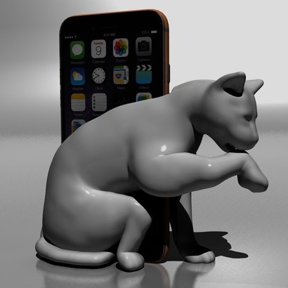 Support de téléphone Chat
