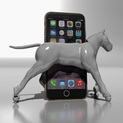 Support de téléphone Horse