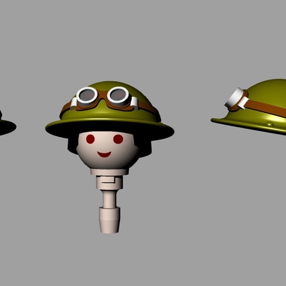 BRITISH HELMET GOGGLES X4